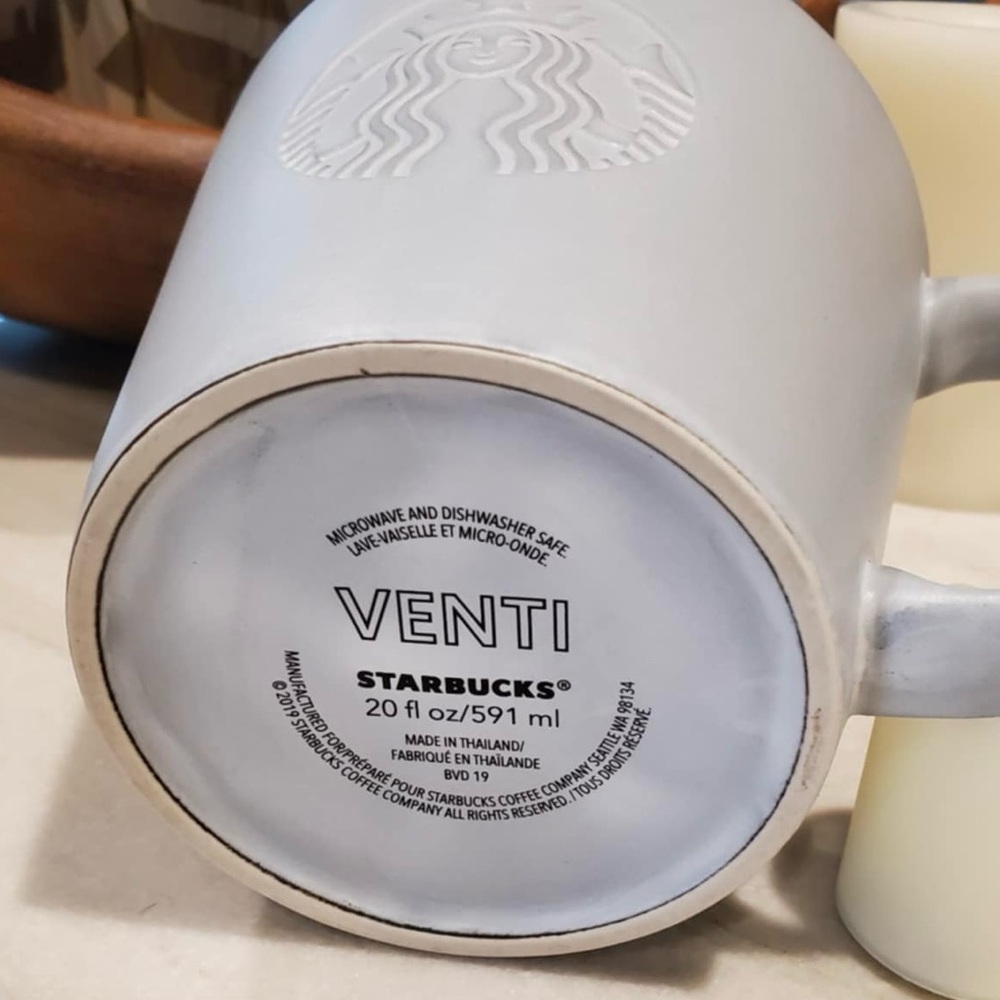 Starbucks Venti Matte Gray Logo Mug - Picture 5 of 7